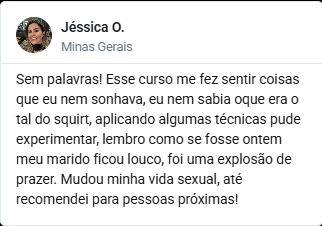 Depoimento de aluno
